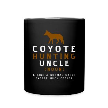 Coyote Chasse Coyote Cadeau - Mug uni - noir - Devant