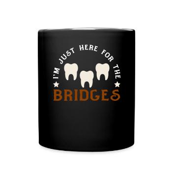 Dental Dentist Gift - Full Colour Mug - black - Front