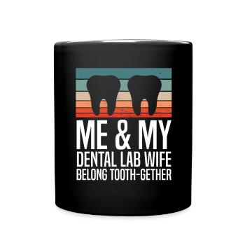 Assistant de laboratoire dentaire Assistant dentaire - Mug uni - noir - Devant