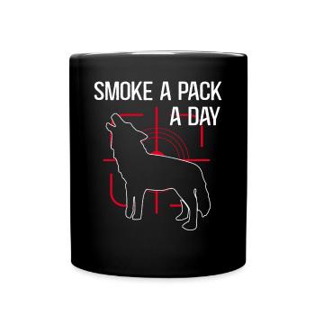 Cadeau de chasse au coyote Coyote - Mug uni - noir - Devant