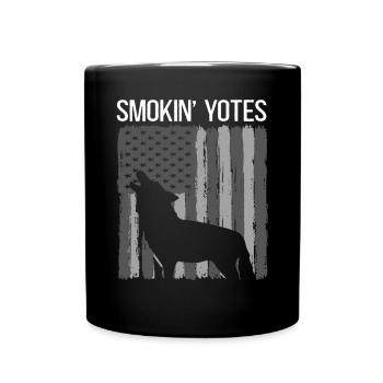 Cadeau de chasse au coyote Coyote - Mug uni - noir - Devant