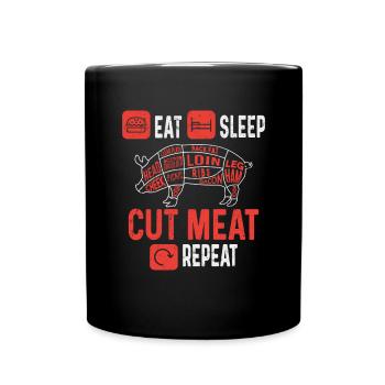 Butcher Butcher Butcher Butcher’s Gift - Mug uni - noir - Devant