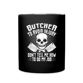 Butcher Butcher Butcher Butcher’s Gift - Mug uni - noir - Devant