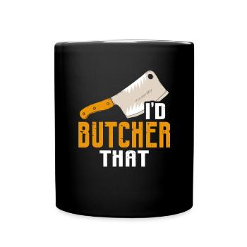Butcher Butcher Butcher Butcher’s Gift - Mug uni - noir - Devant