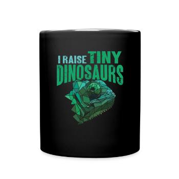 Herpétologiste des reptiles lézards caméléons - Mug uni - noir - Devant