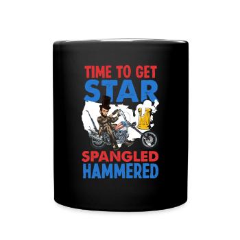 Amérique États-Unis Américain Américain - Mug uni - noir - Devant