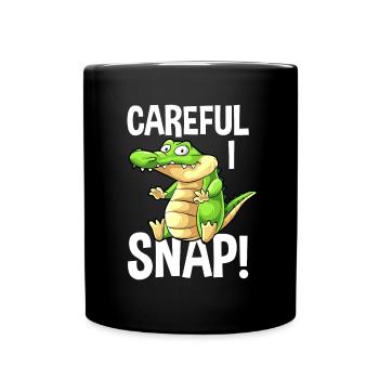 Alligator Alligator Crocodile Crocodile - Mug uni - noir - Devant