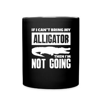 Alligator Alligator Crocodile Crocodile - Mug uni - noir - Devant