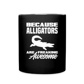 Alligator Alligator Crocodile Crocodile - Mug uni - noir - Devant