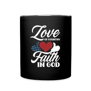 Amérique États-Unis Américain Américain - Mug uni - noir - Devant
