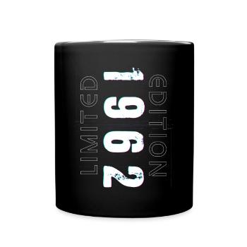 Édition Limitée Année de Naissance 1962 Cadeau Hommes - Mug uni - noir - Devant