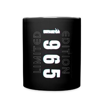 Limited Edition Geburtsjahr 1965 Geschenk Männer - Tasse einfarbig - Schwarz - Vorne