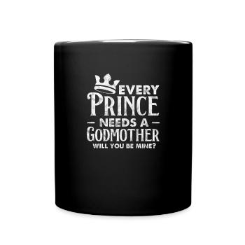 Marraine Tante Marraine Baptême Nièce Neveu Cadeau - Mug uni - noir - Devant