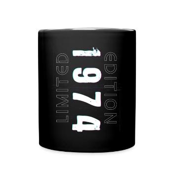 Édition Limitée Année de Naissance 1974 Cadeau Hommes - Mug uni - noir - Devant