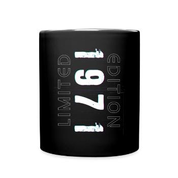 Limited Edition Year of Birth 1971 Gift Men - Full Colour Mug - black - Front