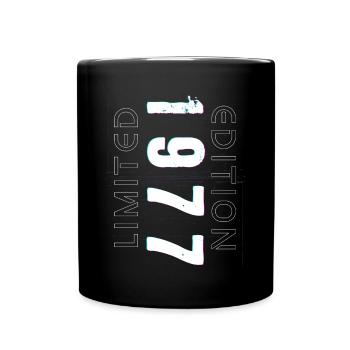 Limited Edition Year of Birth 1977 Gift Men - Full Colour Mug - black - Front