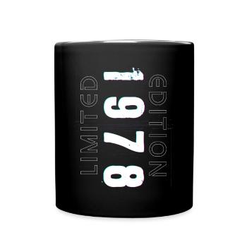 Édition Limitée Année de Naissance 1978 Cadeau Hommes - Mug uni - noir - Devant