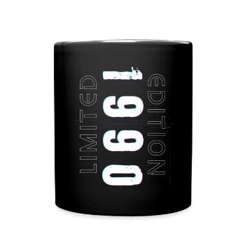 Limited Edition Geburtsjahr 1990 Geschenk Männer - Tasse einfarbig - Schwarz - Vorne