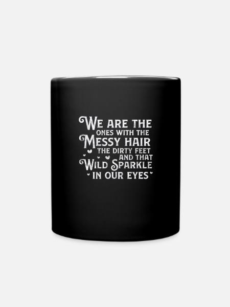 Hippy - Full Colour Mug - black