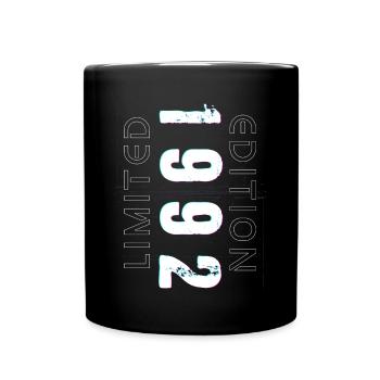 Limited Edition Year of Birth 1992 Gift Men - Full Colour Mug - black - Front