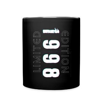 Édition Limitée Année de Naissance 1998 Cadeau Hommes - Mug uni - noir - Devant