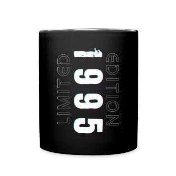Limited Edition Geburtsjahr 1995 Geschenk Männer - Tasse einfarbig - Schwarz - Vorne