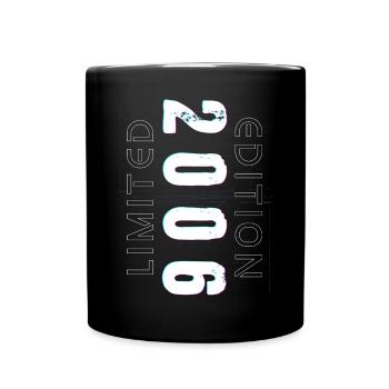 Édition Limitée Année de Naissance 2006 Cadeau Hommes - Mug uni - noir - Devant