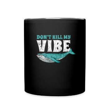 Meeresbiologie Meer Meeresbiologe Biolgie Geschenk - Tasse einfarbig - Schwarz - Vorne