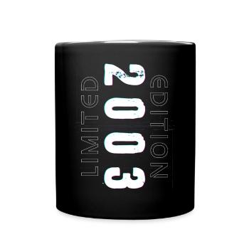 Édition Limitée Année de Naissance 2003 Cadeau Hommes - Mug uni - noir - Devant