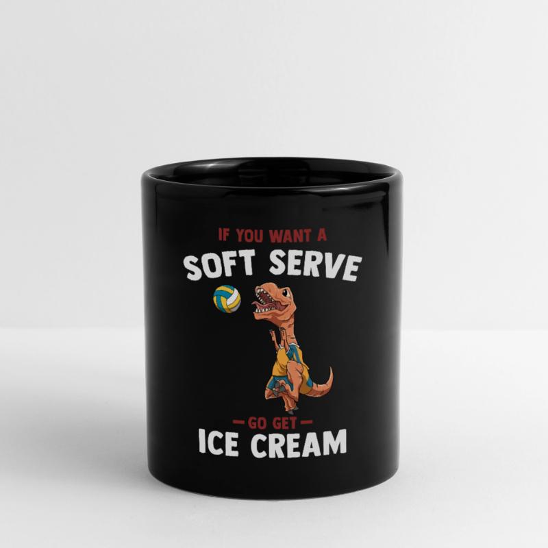 Wenn du ein Softeis willst, hol dir Eiscreme - Tasse einfarbig