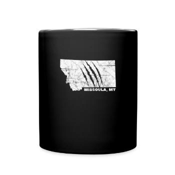 Montana Amérique USA Helena Mountains Cadeau - Mug uni - noir - Devant