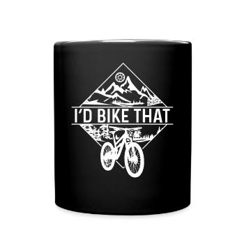 Enduro VTT VTT Équitation - Mug uni - noir - Devant