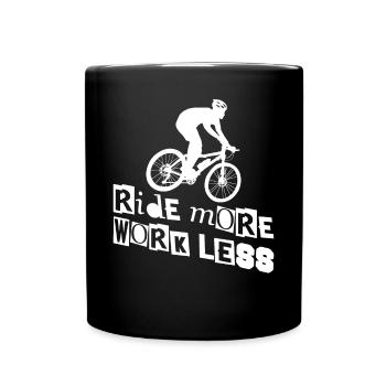 Enduro VTT VTT Équitation - Mug uni - noir - Devant
