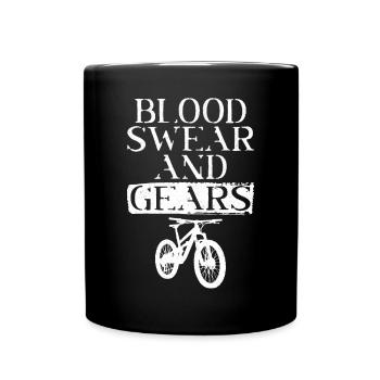 Enduro VTT VTT Équitation - Mug uni - noir - Devant