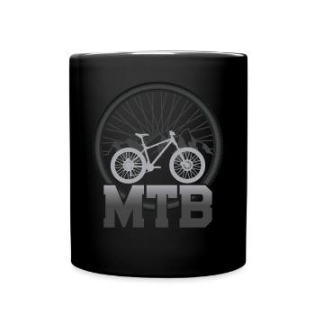 Enduro VTT VTT Équitation - Mug uni - noir - Devant