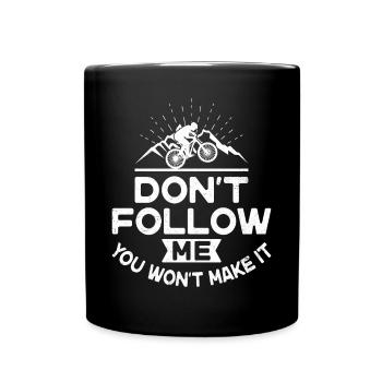 Enduro VTT VTT Équitation - Mug uni - noir - Devant