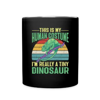 Herpétologiste des reptiles lézards caméléons - Mug uni - noir - Devant