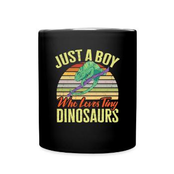 Caméléon, Lézard, Reptile, Herpétologiste - Mug uni - noir - Devant