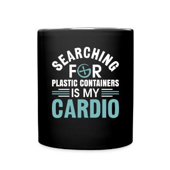 Geocaching Geocacher Cadeau - Mug uni - noir - Devant