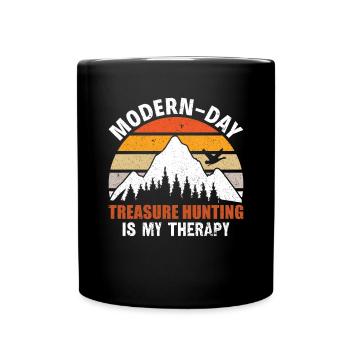 Geocaching Geocacher Cadeau - Mug uni - noir - Devant