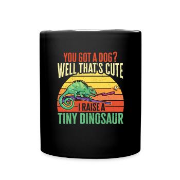 Herpétologiste des reptiles lézards caméléons - Mug uni - noir - Devant