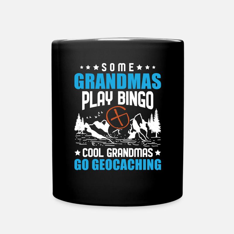 Geocaching Geocacher Geschenk - Tasse einfarbig - Schwarz