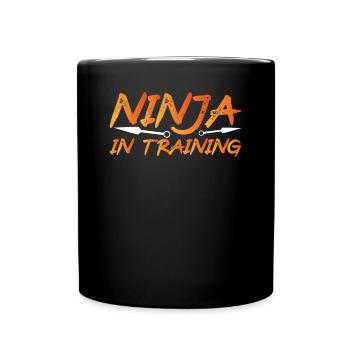 Ninja in Training Japan - Full Colour Mug - black - Front