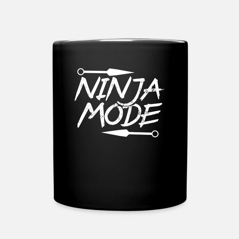 Ninja japan mode - Full Colour Mug - black