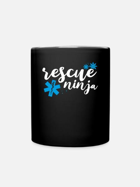 Save Ninja Japan - Full Colour Mug - black