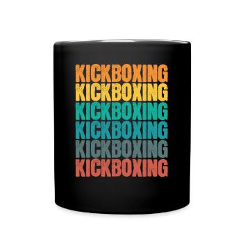 Kickbox Coloré Arts Martiaux - Mug uni - noir - Devant