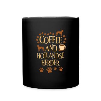 Éleveur de café et de hollande - Mug uni - noir - Devant