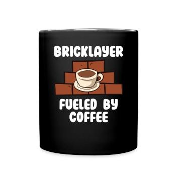 Mason Coffee Don de travaux de chantier - Mug uni - noir - Devant