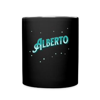 Alberto noms personnalisés - Mug uni - noir - Devant