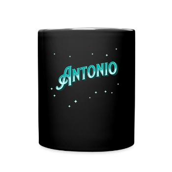 Nom Antonio personnalisé - Mug uni - noir - Devant